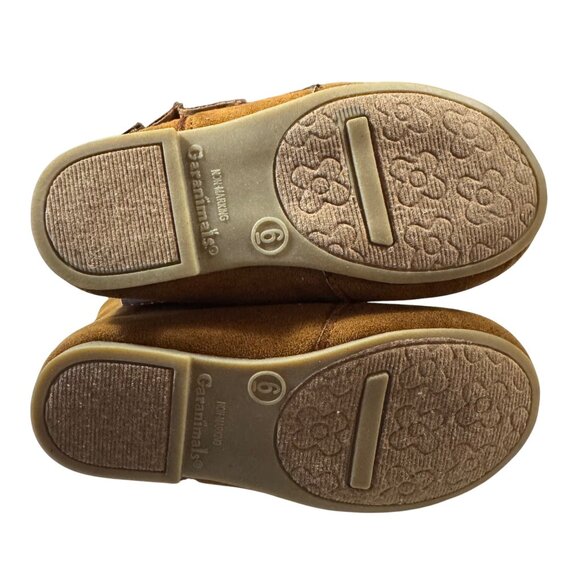 Garanimals Infant Boot Size 6 Brown Suede Ankle Boots‎ With Ruffle Detail - Picture 5 of 6